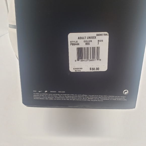 Nike Elite Championship Michigan University NCAA Game Ball Basketball 28.5” NEW - Picture 5 of 5